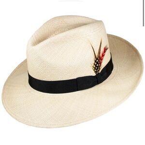 Capas Pioneer Authentic Panama hat Size Small Fedora Tropical Vacation Classic